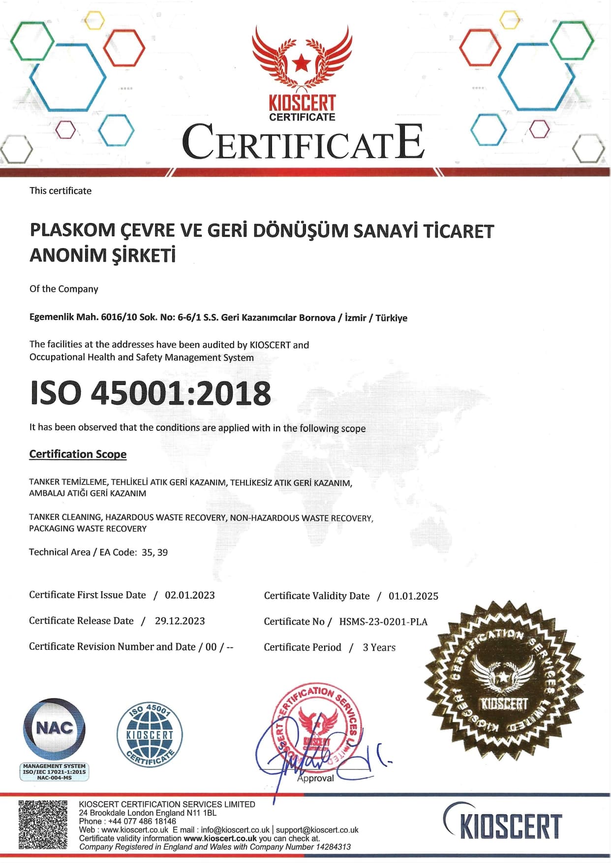 ISO 45001:2018